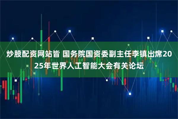 炒股配资网站皆 国务院国资委副主任李镇出席2025年世界人工智能大会有关论坛