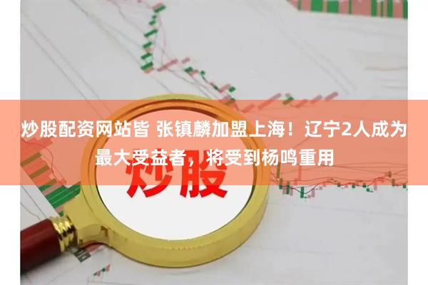 炒股配资网站皆 张镇麟加盟上海！辽宁2人成为最大受益者，将受到杨鸣重用